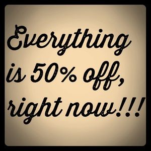 Sale is happening right now